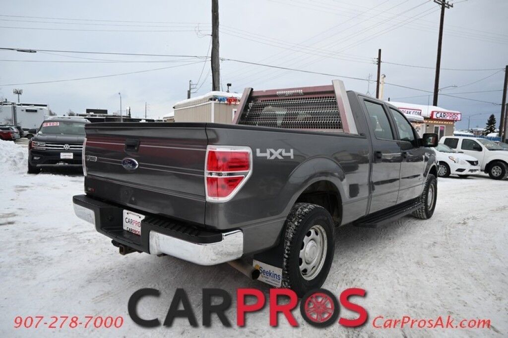 2013 Ford F-150 XL - Crew Cab - 3.5L V6 Ecoboost - 4X4 - Plus Pkg - Cab Guard - Bluetooth - Running Boards - Skid Plates - 36 Gallon Tank - Trailer Brakes - Fog Lights - Tow Pkg - Only 94K Miles Anchorage AK