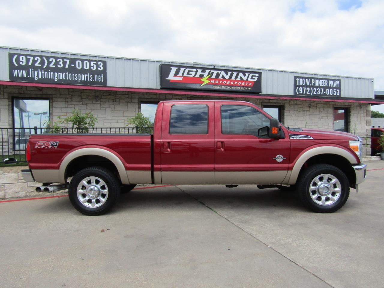 2013 Ford F-250 4WD Crew Cab 156 Lariat Grand Prairie TX