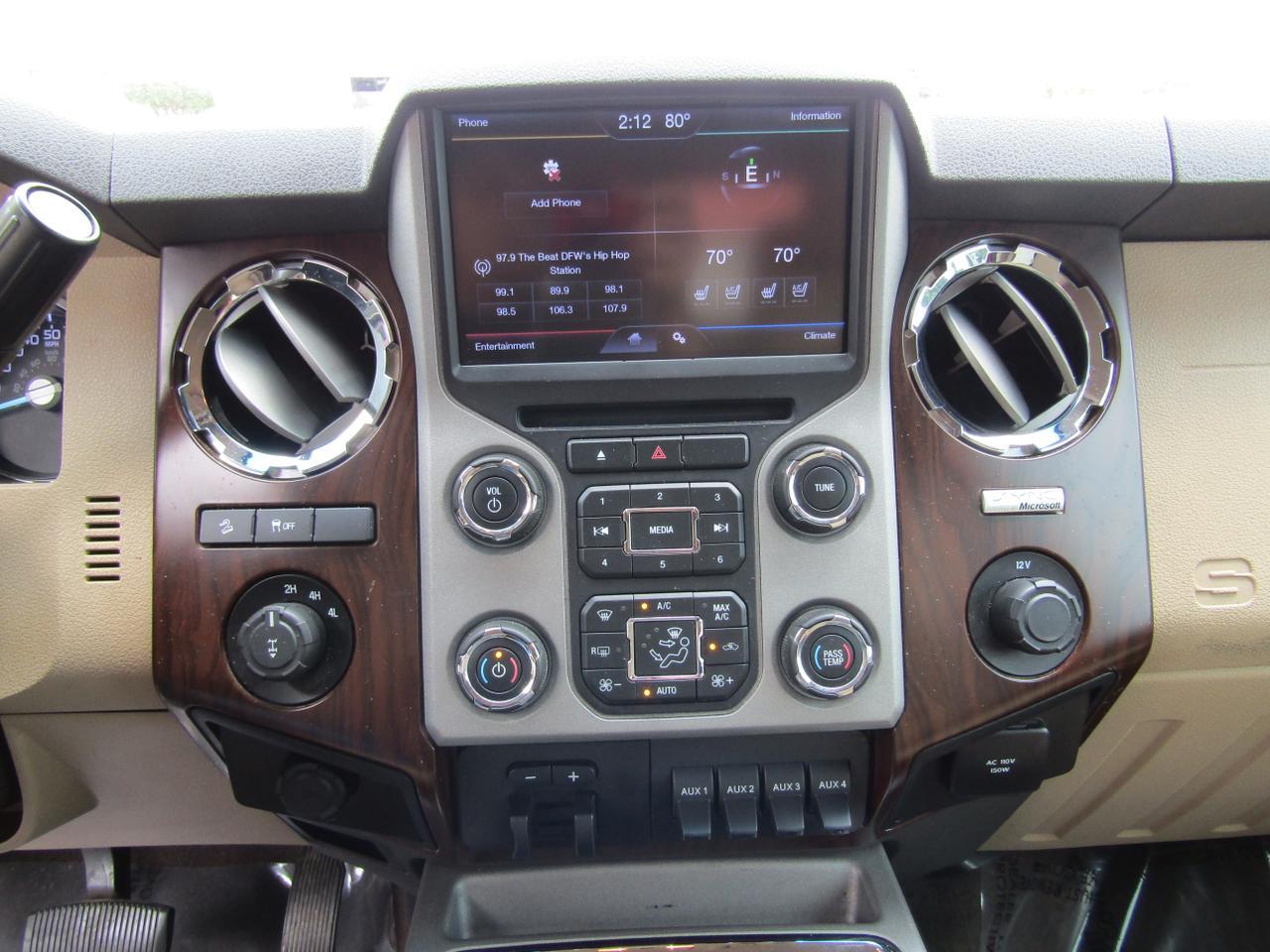 2013 Ford F-250 4WD Crew Cab 156 Lariat Grand Prairie TX