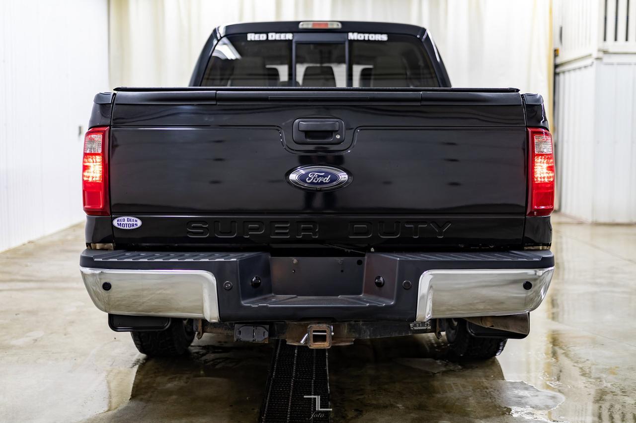 2013 Ford F-250 4x4 Crew Cab Lariat Diesel Leather Nav BCam Red Deer AB