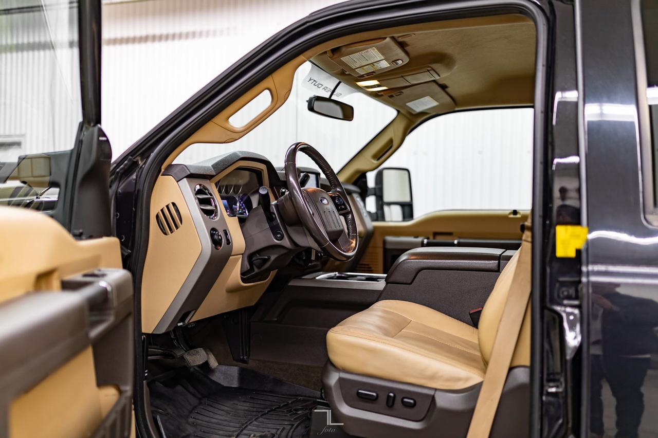 2013 Ford F-250 4x4 Crew Cab Lariat Diesel Leather Nav BCam Red Deer AB