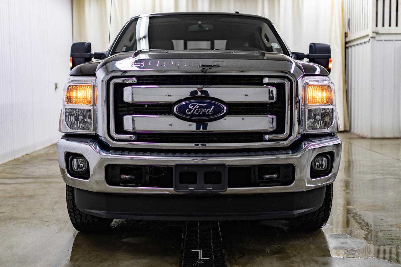 2013 Ford F-250 4x4 Crew Cab Lariat Diesel Leather Nav BCam Red Deer AB