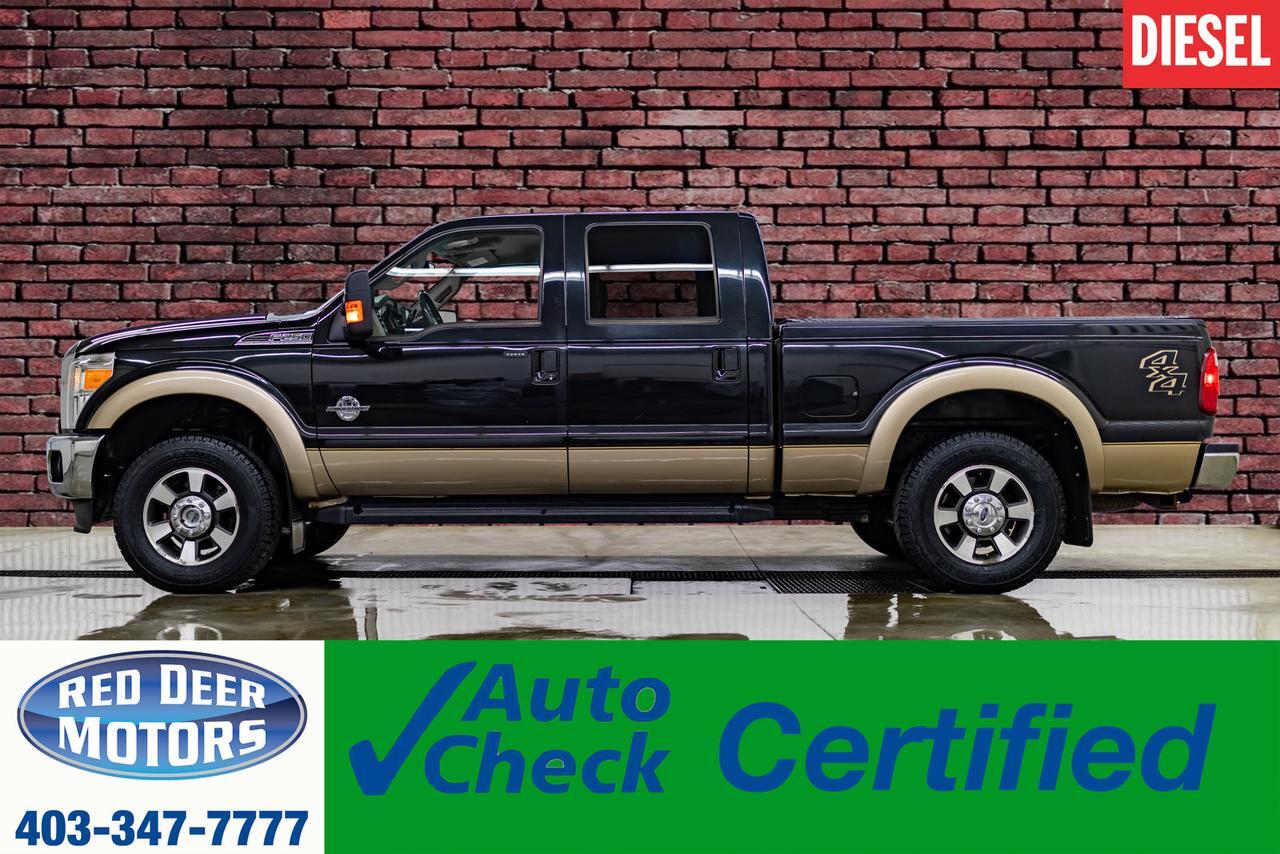 2013 Ford F-250 4x4 Crew Cab Lariat Diesel Leather Nav BCam