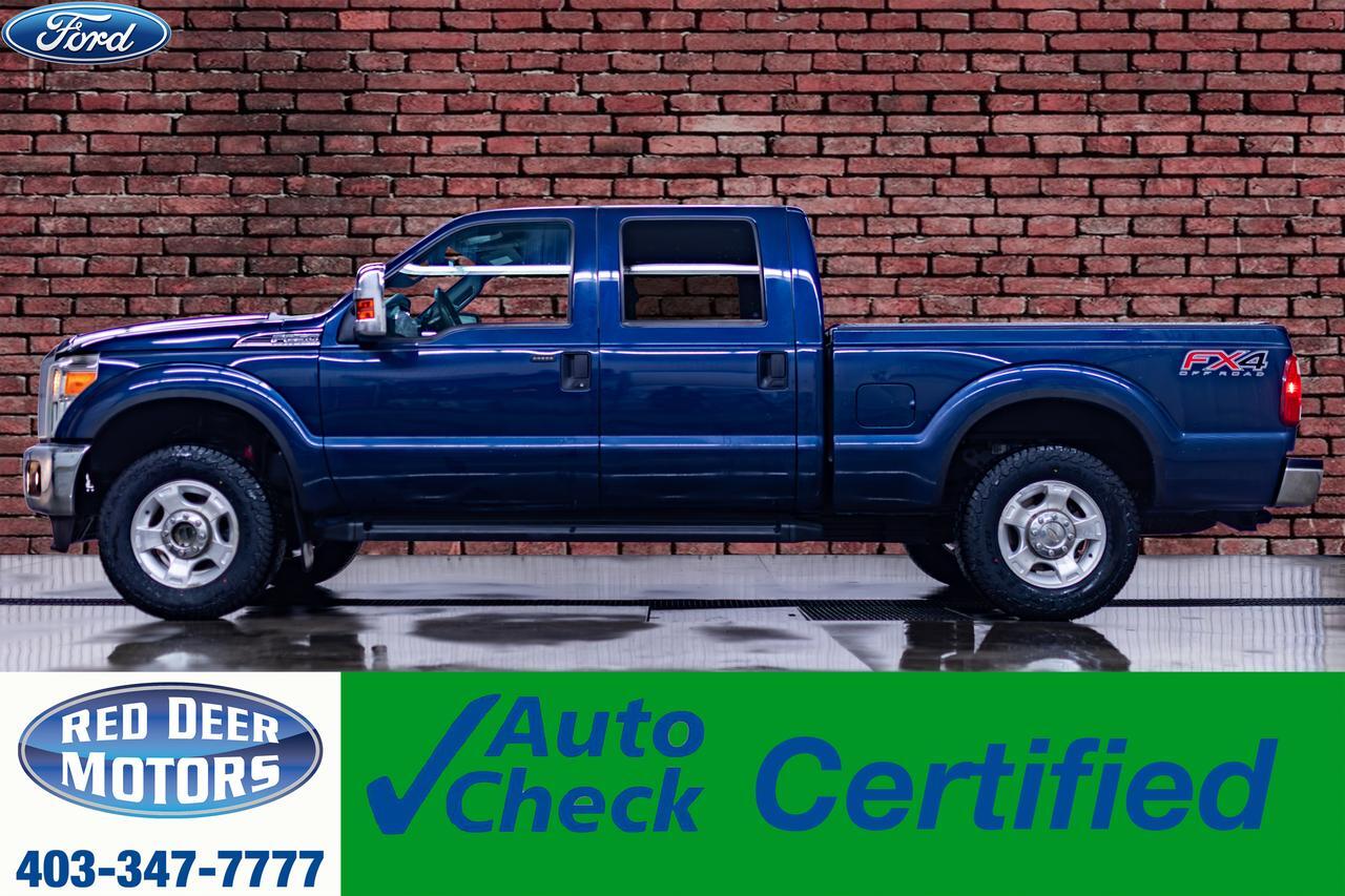 2013 Ford F-250 4x4 Crew Cab XLT FX4 BCam Topper