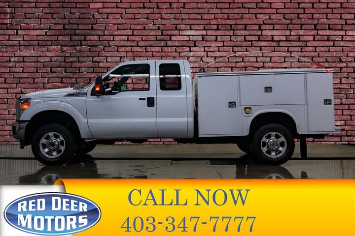 2013 Ford F-250 4x4 Super Cab XLT Mechanic's Box Red Deer AB