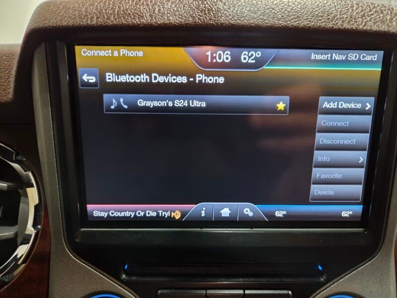 2013 Ford F-250 King Ranch 4WD 6.7L Diesel GPS Nav Camera Sunroof Gooseneck FREE WARRANTY Arlington TX