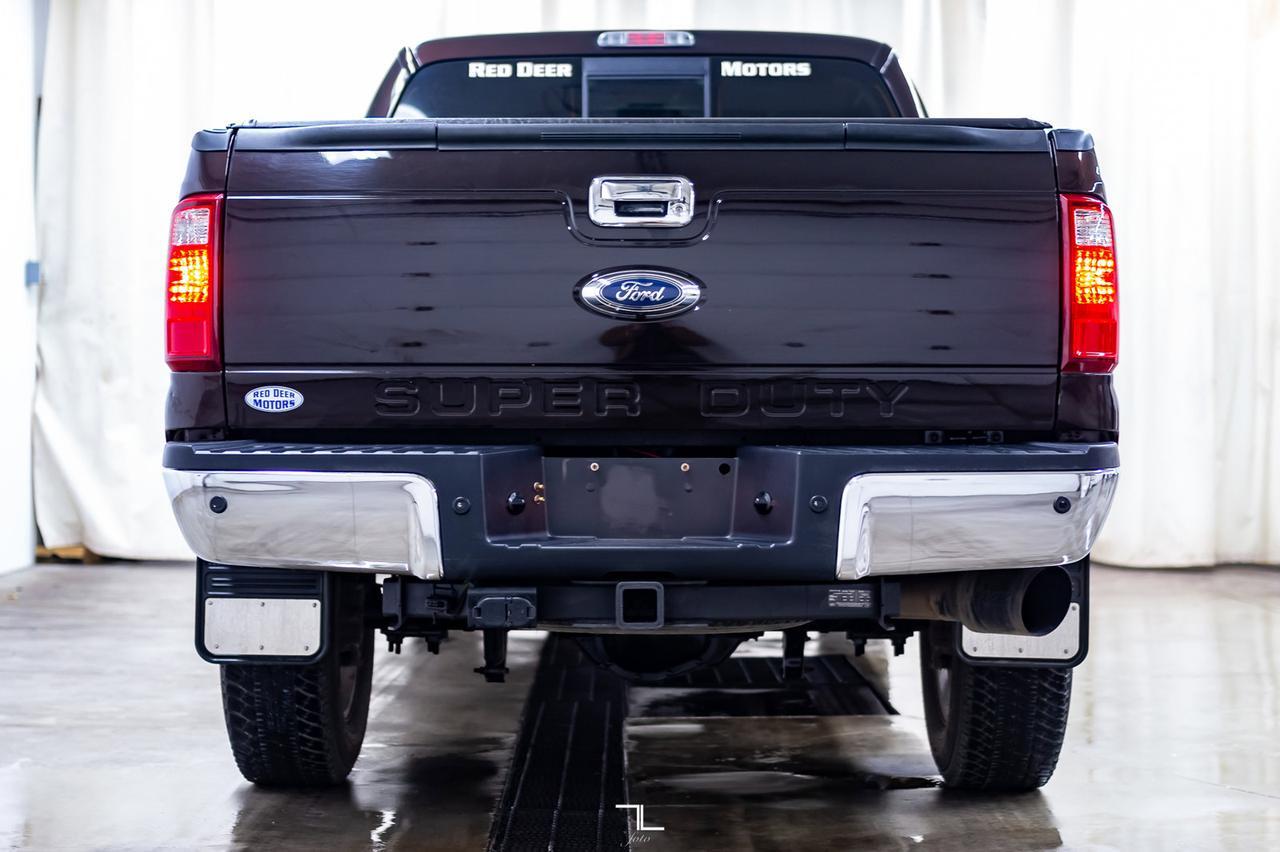 2013 Ford F-350 4x4 Crew Cab Lariat FX4 Diesel Leather Roof Nav Red Deer AB