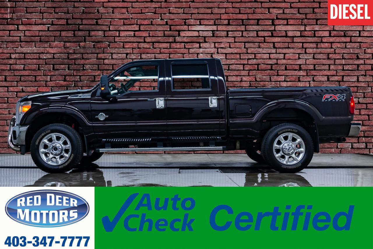 2013 Ford F-350 4x4 Crew Cab Lariat FX4 Diesel Leather Roof Nav