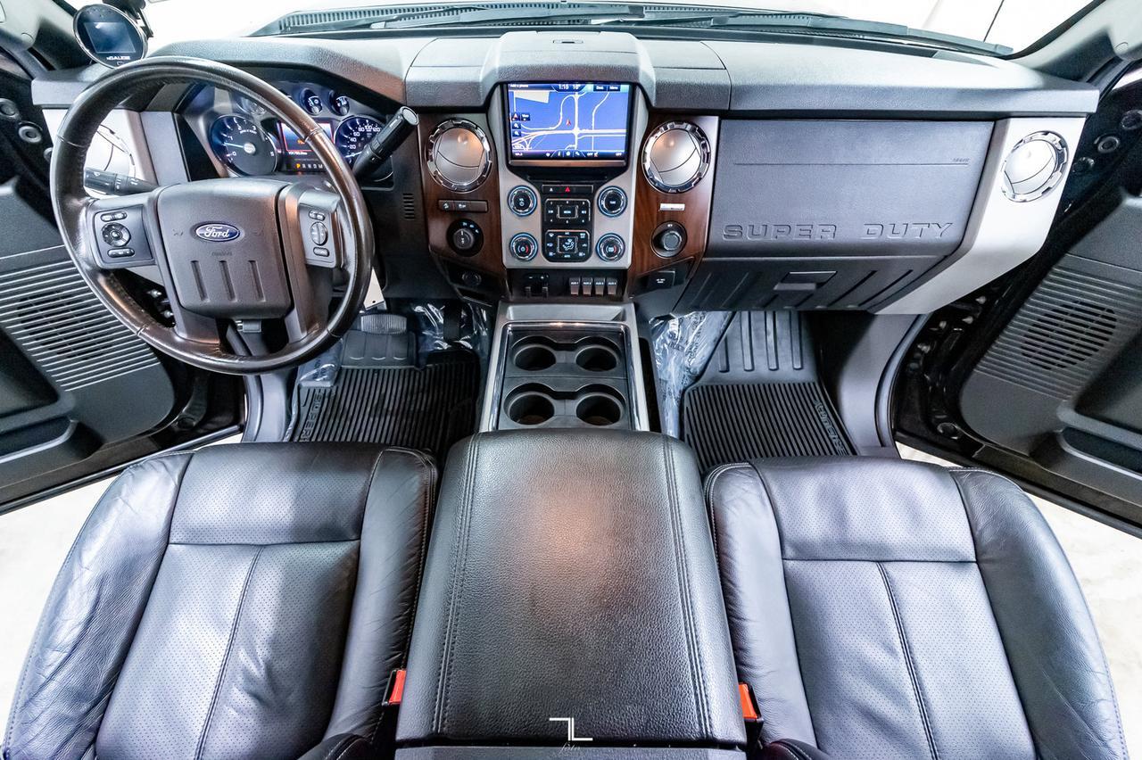 2013 Ford F-350 4x4 Crew Cab Lariat FX4 Diesel Leather Roof Nav Red Deer AB