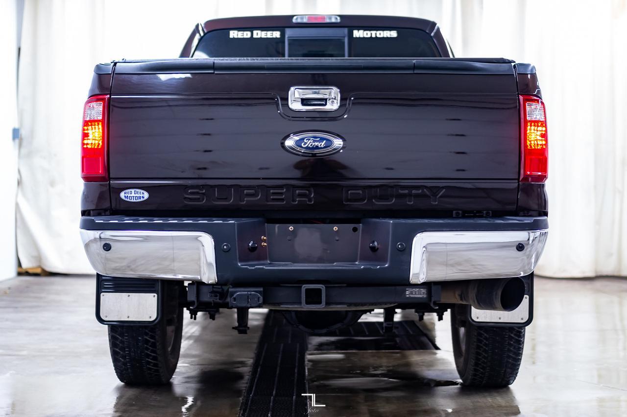 2013 Ford F-350 4x4 Crew Cab Lariat FX4 Diesel Leather Roof Nav Red Deer AB