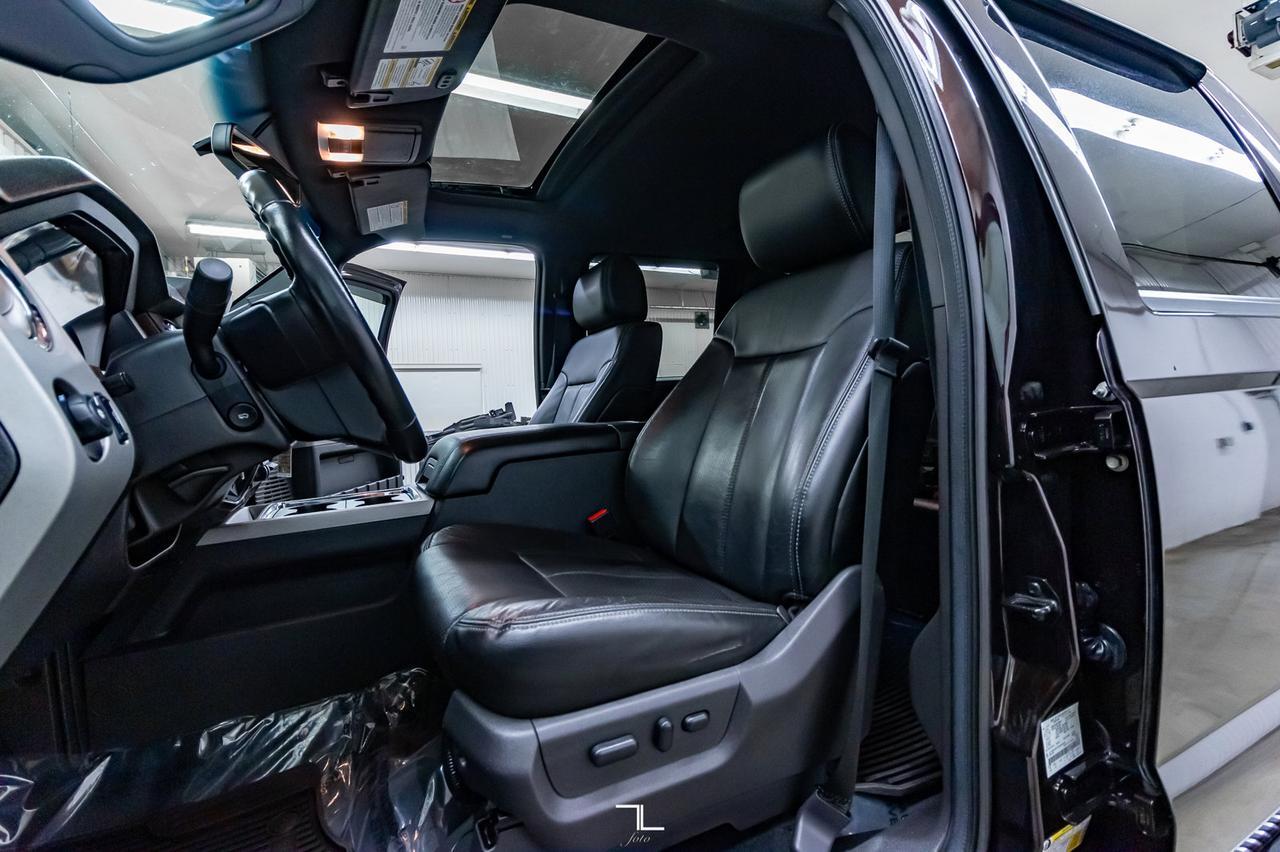 2013 Ford F-350 4x4 Crew Cab Lariat FX4 Diesel Leather Roof Nav Red Deer AB