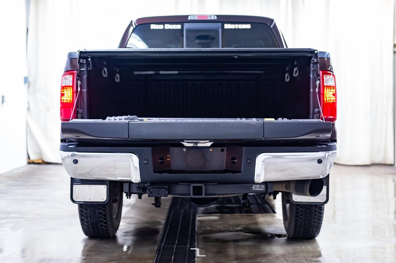 2013 Ford F-350 4x4 Crew Cab Lariat FX4 Diesel Leather Roof Nav Red Deer AB