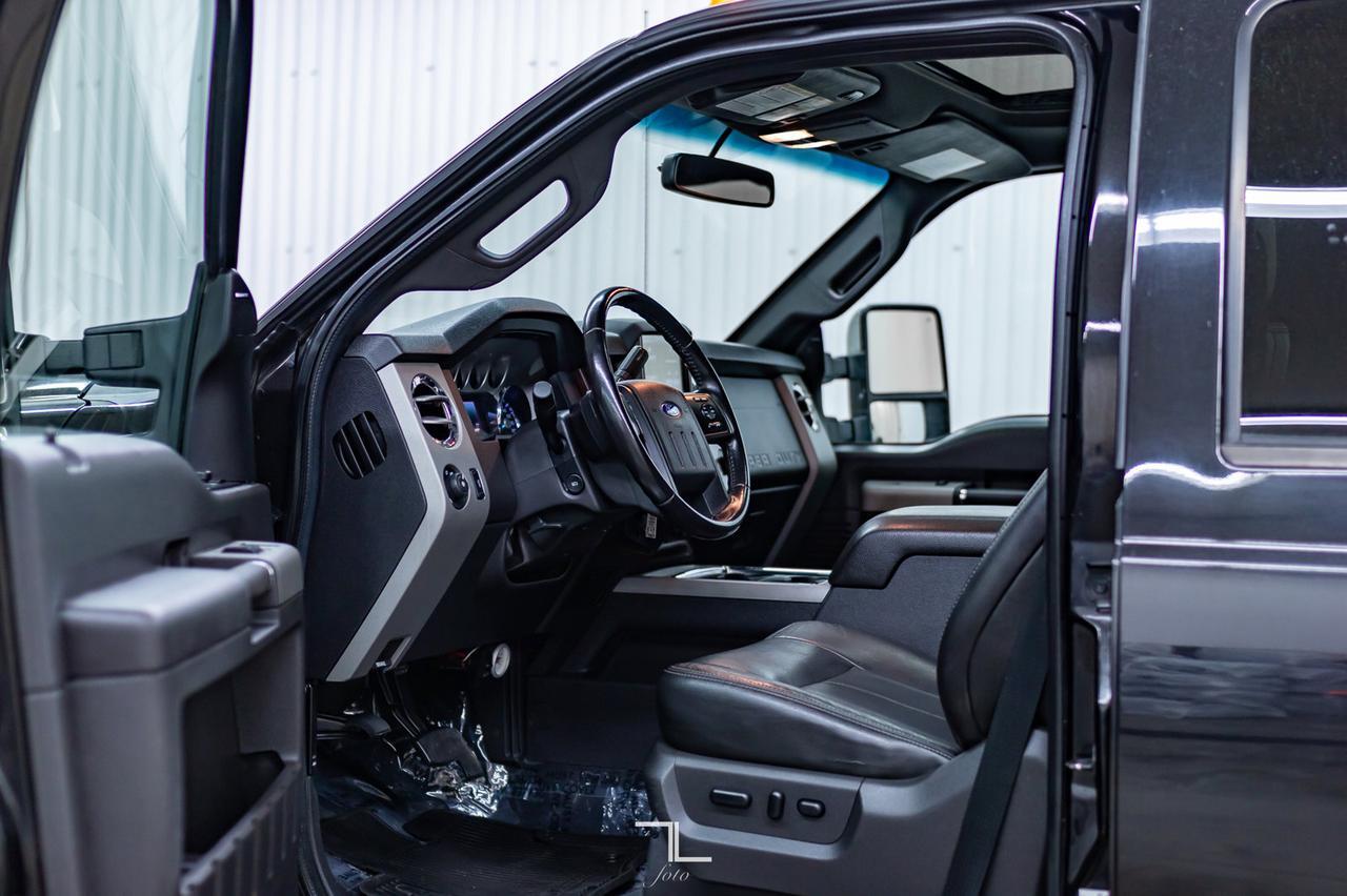 2013 Ford F-350 4x4 Crew Cab Lariat FX4 Dually Diesel Leather Roof Nav Red Deer AB