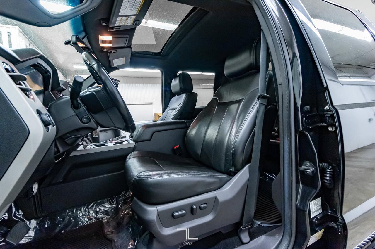 2013 Ford F-350 4x4 Crew Cab Lariat FX4 Dually Diesel Leather Roof Nav Red Deer AB