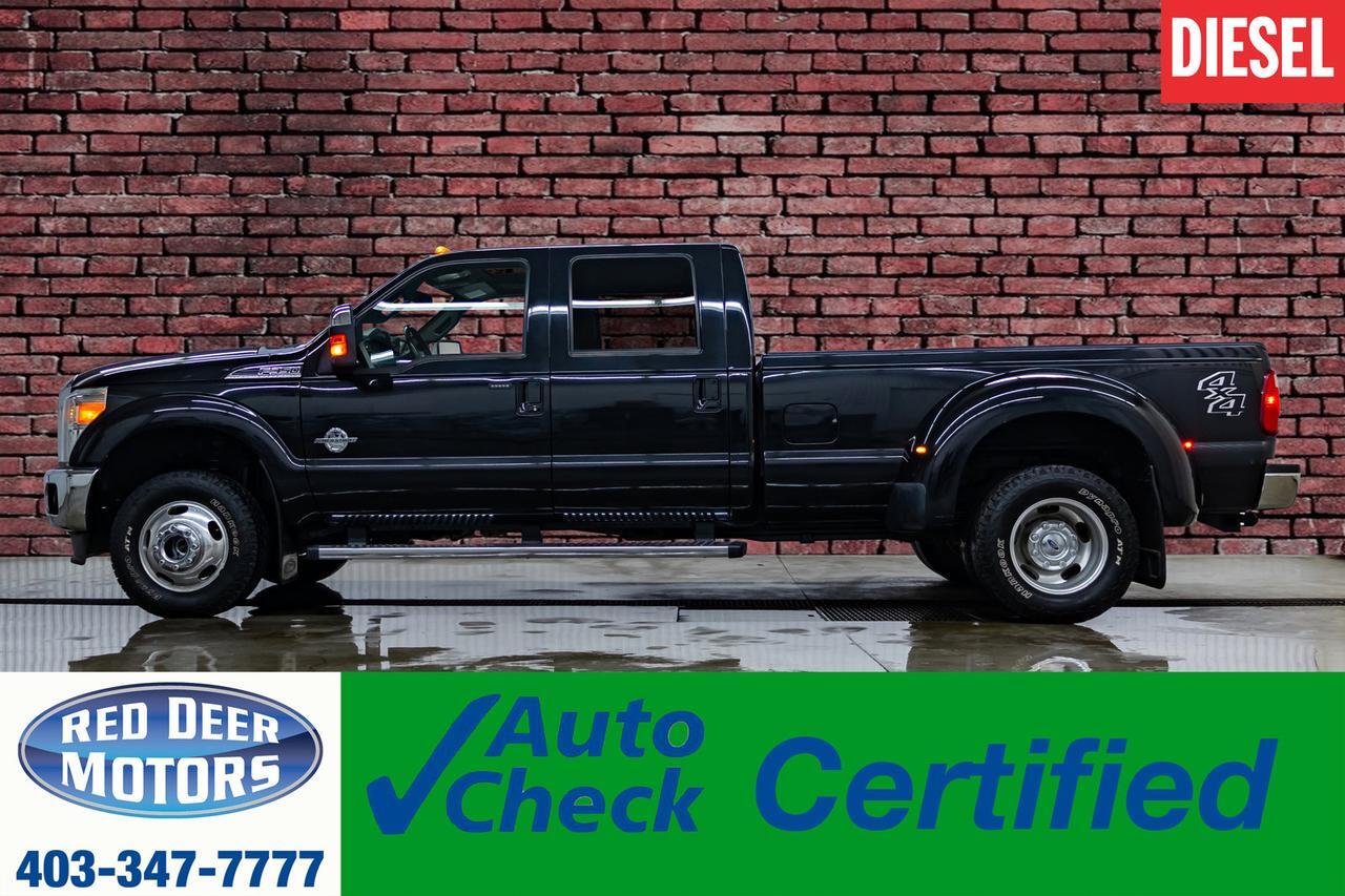 2013 Ford F-350 4x4 Crew Cab Lariat FX4 Dually Diesel Leather Roof Nav