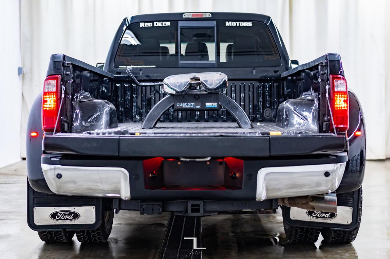 2013 Ford F-350 4x4 Crew Cab Lariat FX4 Dually Diesel Leather Roof Nav Red Deer AB