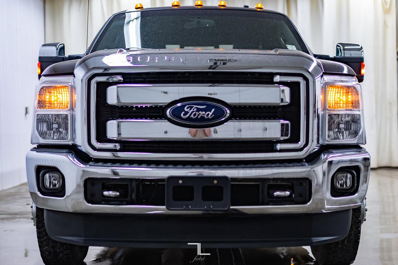 2013 Ford F-350 4x4 Crew Cab Lariat FX4 Dually Diesel Leather Roof Nav Red Deer AB