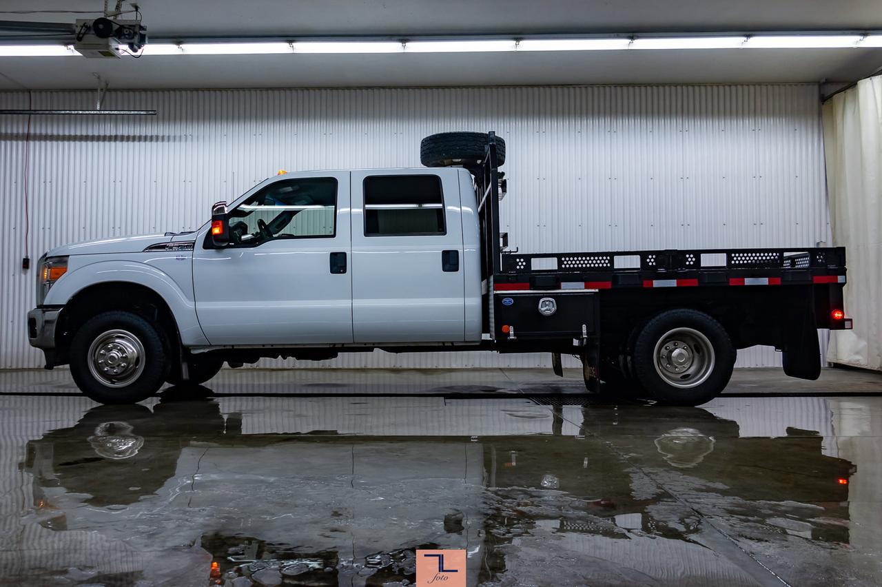 2013 Ford F-350 4x4 Crew Cab XLT Deck Dually Red Deer AB