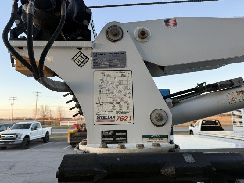 2013 Ford F-550 4x4 Diesel Utilty Stellar 7621 Crane XL Collinsville OK