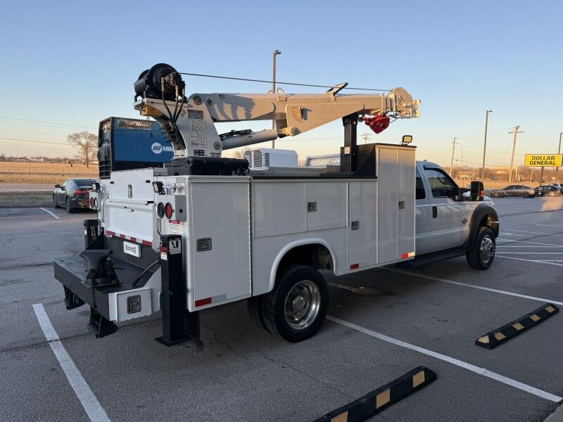 2013 Ford F-550 4x4 Diesel Utilty Stellar 7621 Crane XL Collinsville OK