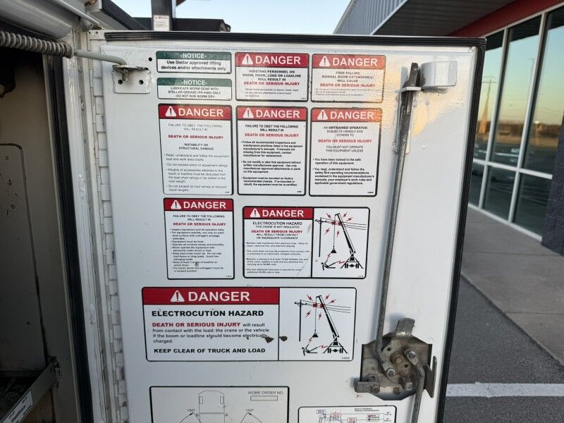 2013 Ford F-550 4x4 Diesel Utilty Stellar 7621 Crane XL Collinsville OK