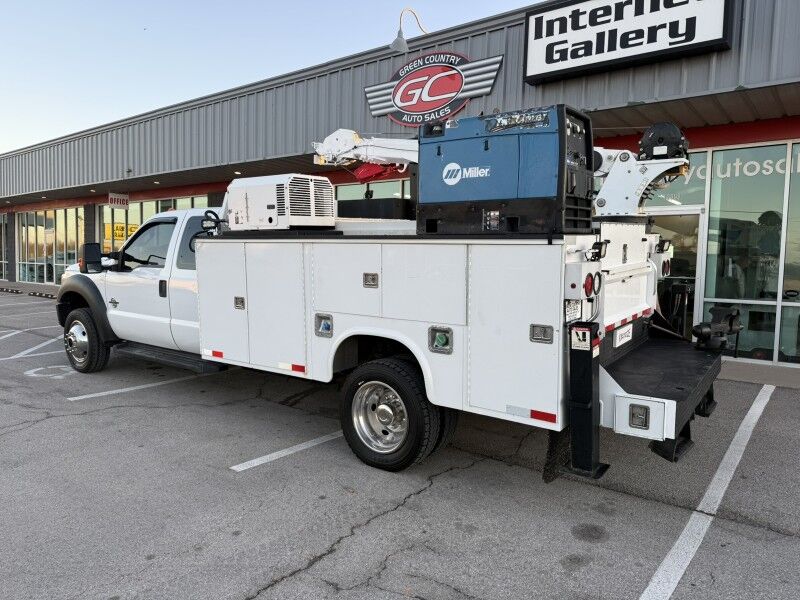 2013 Ford F-550 4x4 Diesel Utilty Stellar 7621 Crane XL Collinsville OK