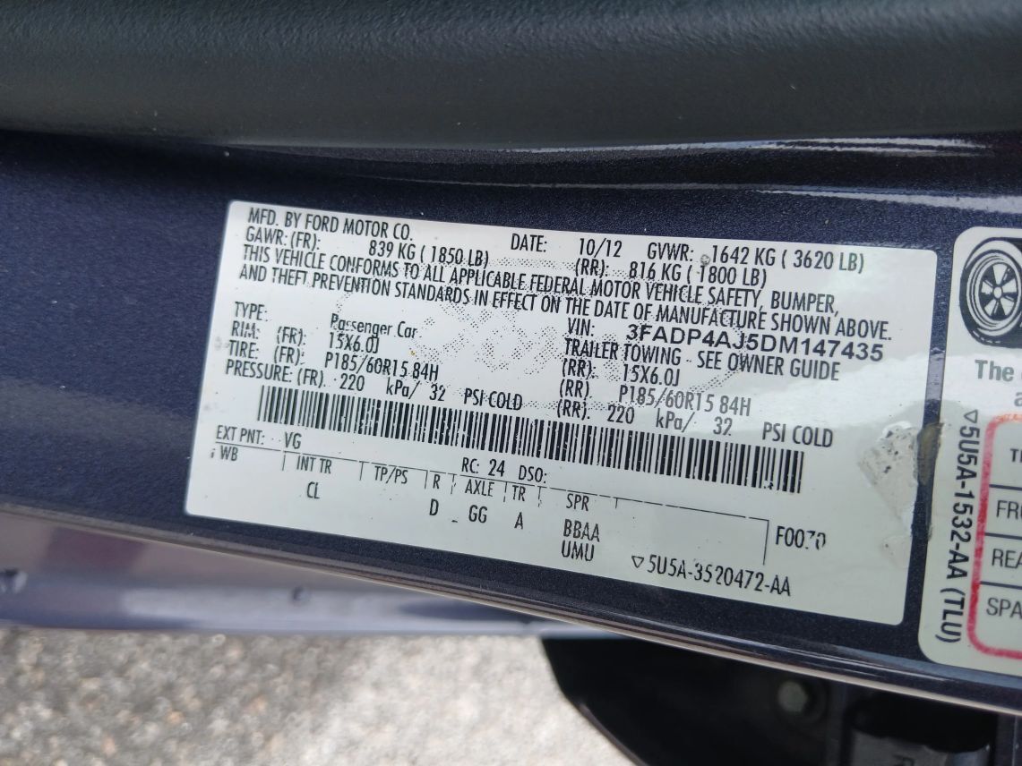 2013 Ford Fiesta S Sedan 4D Maitland FL