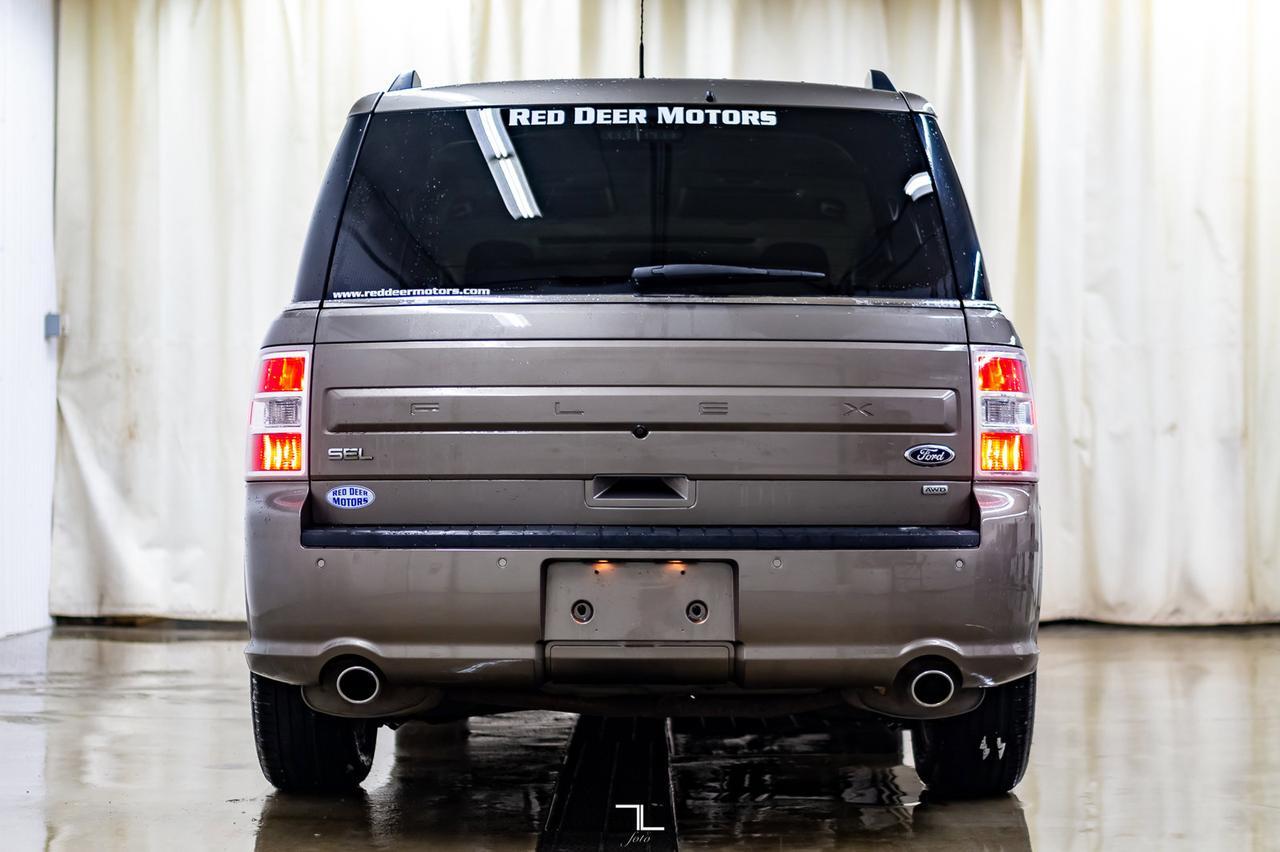 2013 Ford Flex AWD SEL Leather Roof BCam Red Deer AB