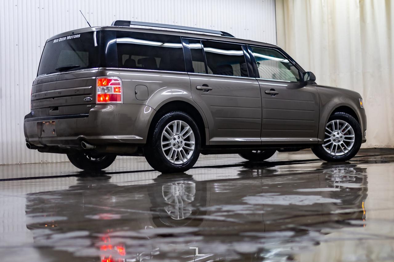 2013 Ford Flex AWD SEL Leather Roof BCam Red Deer AB