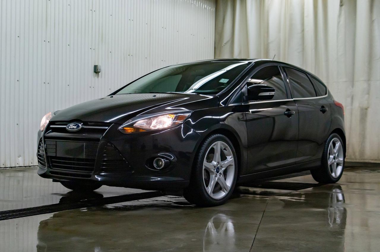 2013 Ford Focus Titanium Hatchback Leather Roof Nav Red Deer AB