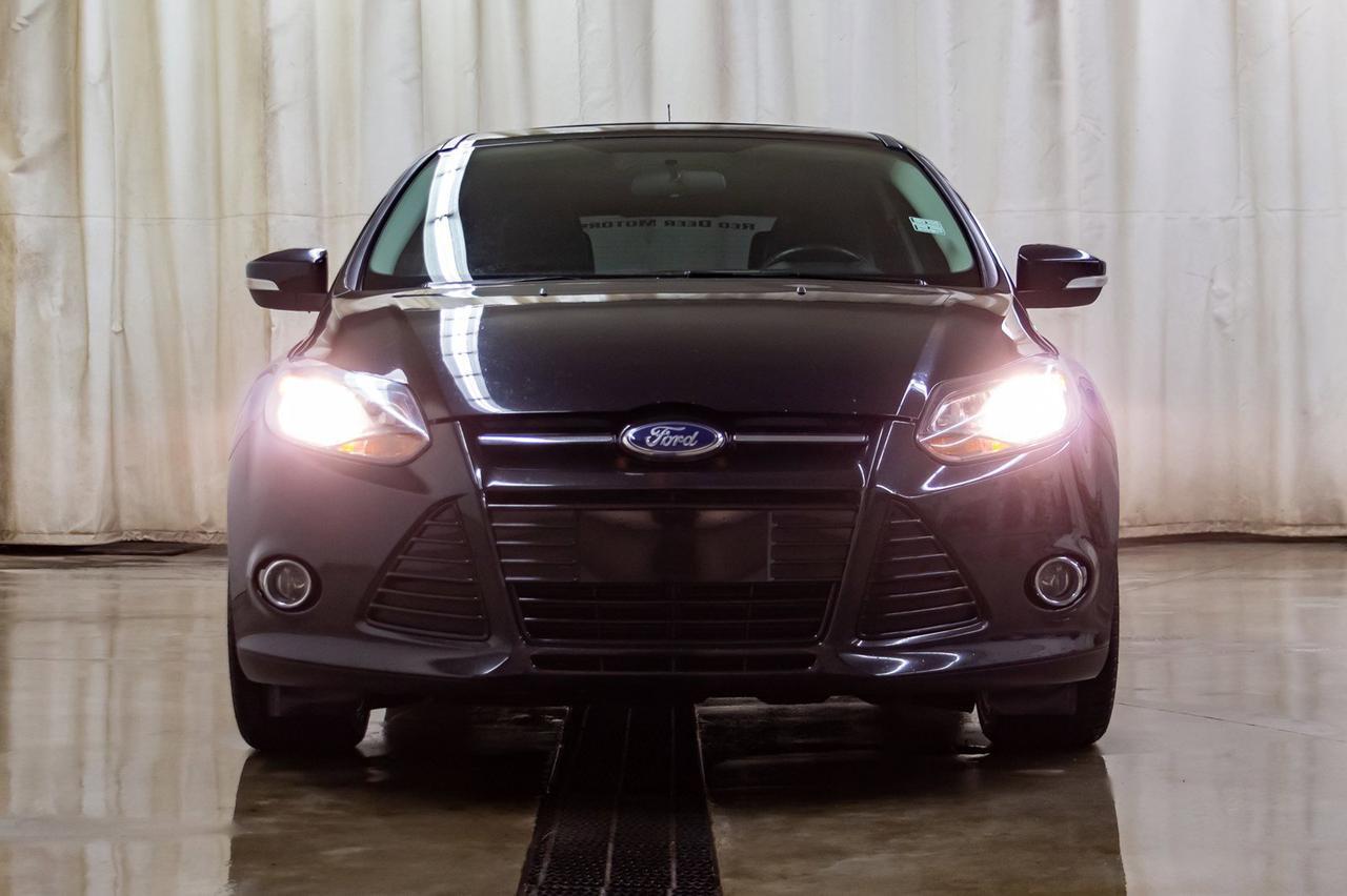 2013 Ford Focus Titanium Hatchback Leather Roof Nav Red Deer AB