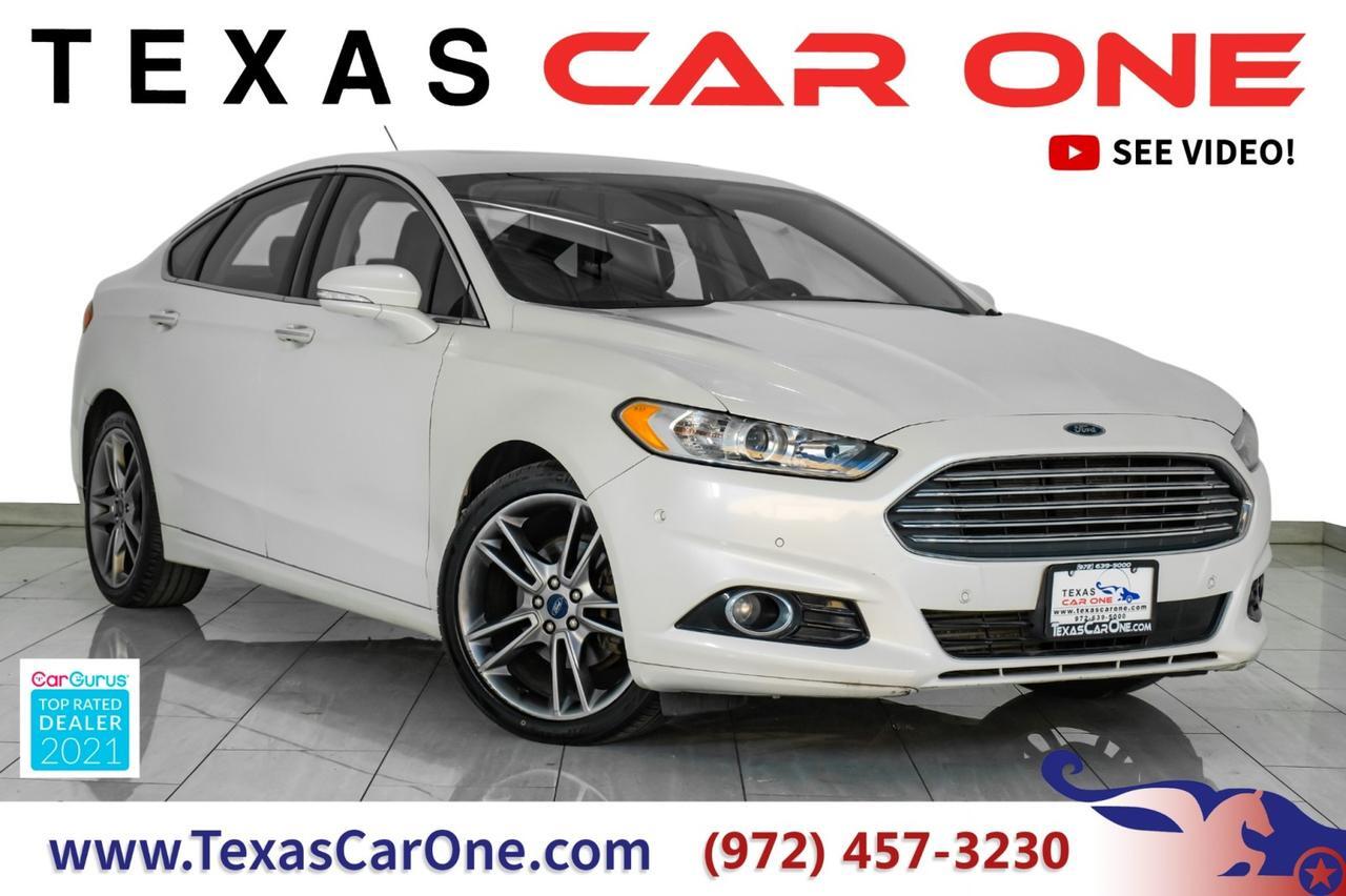 2013 Ford Fusion TITANIUM AWD BLIND SPOT ASSIST LANE KEEPING ASSIST SUNROOF LEATHER HEATED SEATS REAR CAMERA