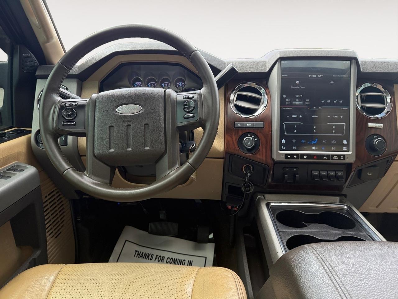 2013 Ford Super Duty F-350 SRW LARIAT, APPLE CARPLAY/ANDROID AUTO, UNIVERSAL GARAGE DOOR OPENER, BED LINER, TOW PACKAGE, RUNNING BOARDS, POWER MIRRORS, BACKUP CAMERA, SLIDING REAR WINDOW, KEYLESS ENTRY, SONY SPEAKERS, BIG IS AND UNDERSTATEMENT WHEN IT COMES TO THIS F-350! Norfolk VA