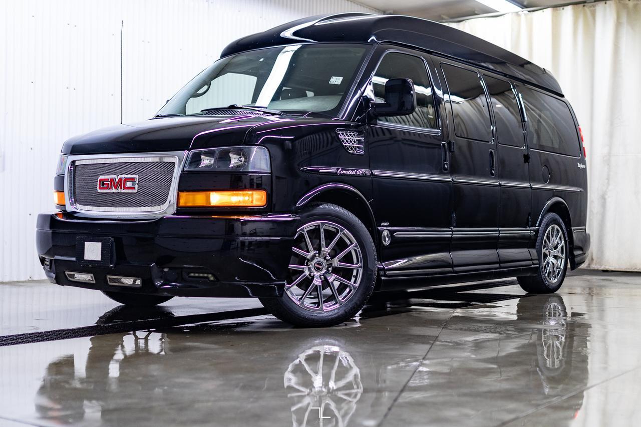 2013 GMC Savana 1500 AWD Explorer Conversion Limited SE Leather Nav TV Red Deer AB