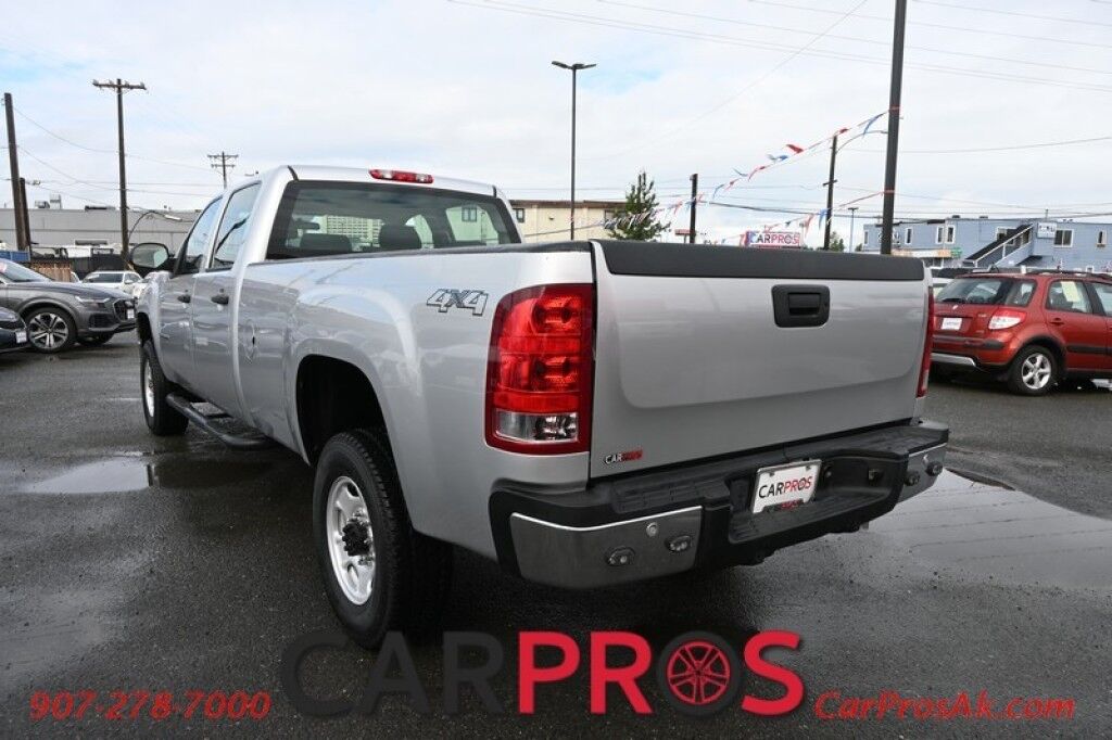 2013 GMC Sierra 2500HD Work Truck - 4X4 - Crew Cab - 6.0L V8 - Power Windows, Mirrors & Locks - Trailer Braking Control - Cruise Control - Engine Block Heater - Air Conditioning - Low Miles - Bedliner - 1 Owner Anchorage AK