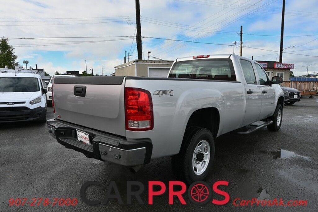 2013 GMC Sierra 2500HD Work Truck - 4X4 - Crew Cab - 6.0L V8 - Power Windows, Mirrors & Locks - Trailer Braking Control - Cruise Control - Engine Block Heater - Air Conditioning - Low Miles - Bedliner - 1 Owner Anchorage AK