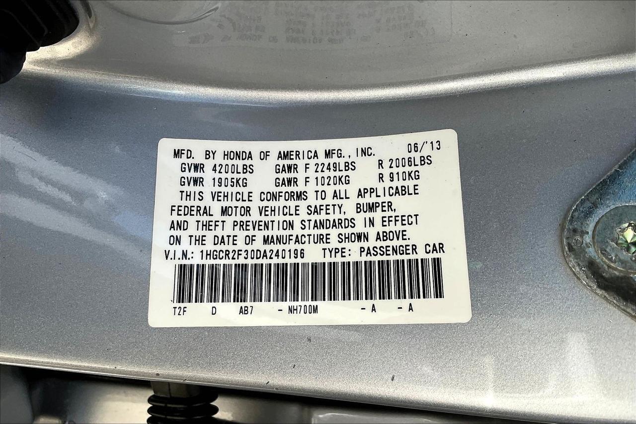 2013 HONDA ACCORD LX Houston TX