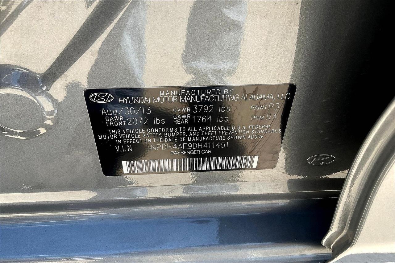 2013 HYUNDAI ELANTRA GLS Houston TX