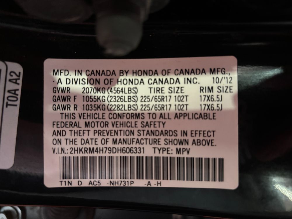 2013 Honda CR-V EX-L Franklin OH