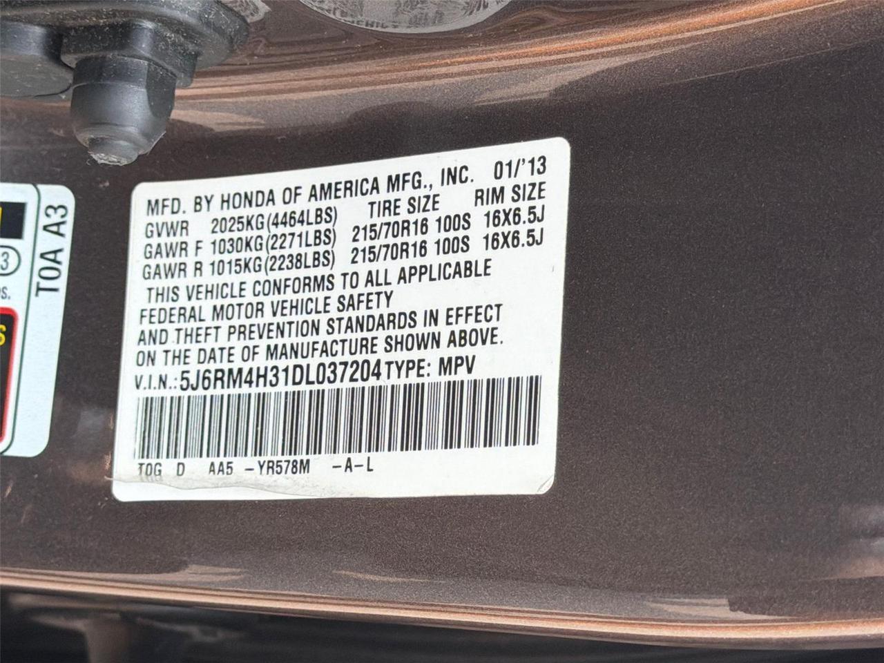 2013 Honda CR-V LX Hagerstown MD
