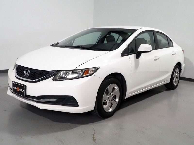 2013 Honda Civic LX Sedan *AUTOMATIC, BACKUP-CAMERA, CRUISE CONTROL, MULTI-FUNCTION STEERING WHEEL, POWER WINDOWS/LOCKS, BLUETOOTH PHONE & AUDIO Round Rock TX