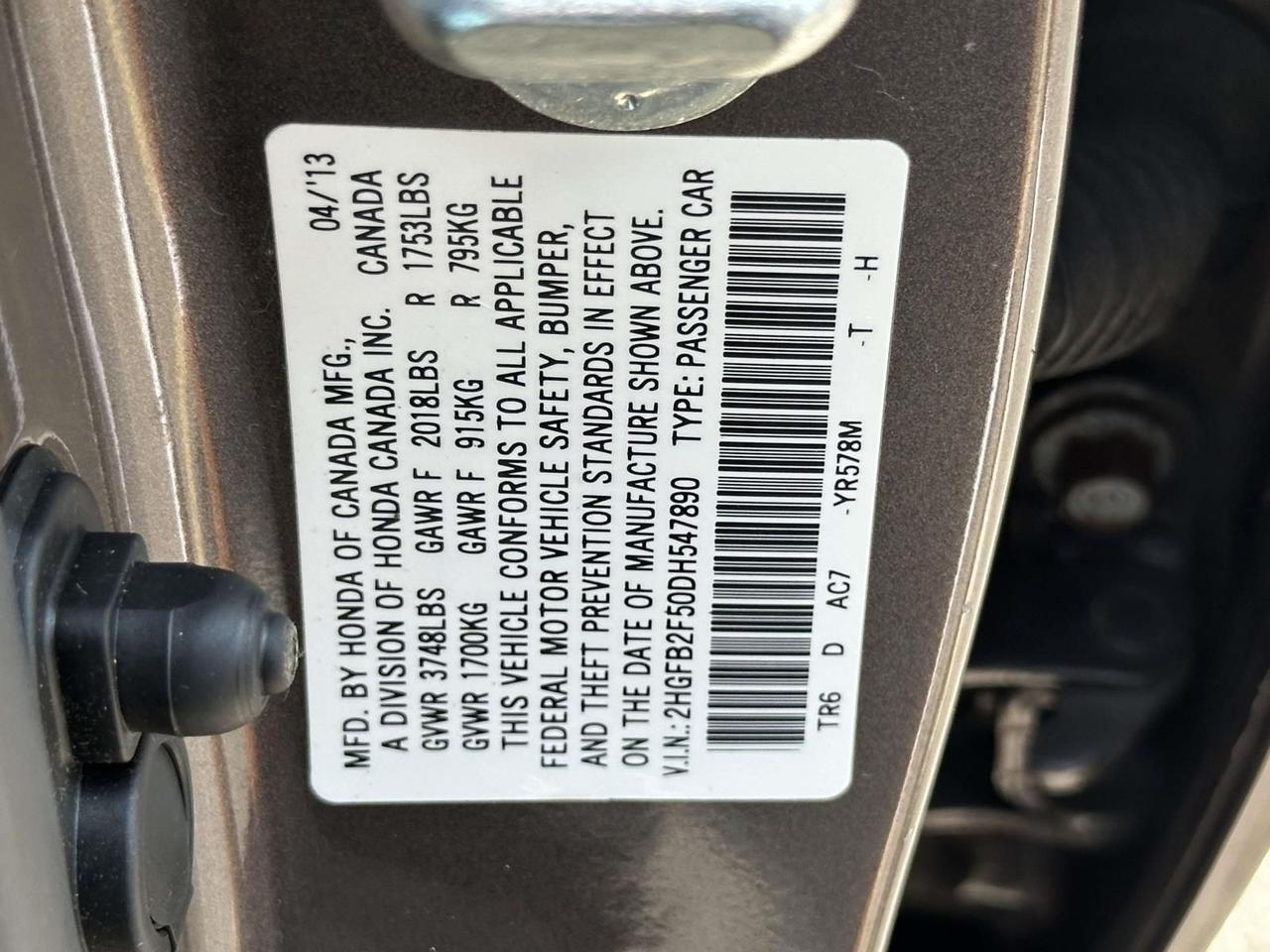 2013 Honda Civic LX Alexandria VA