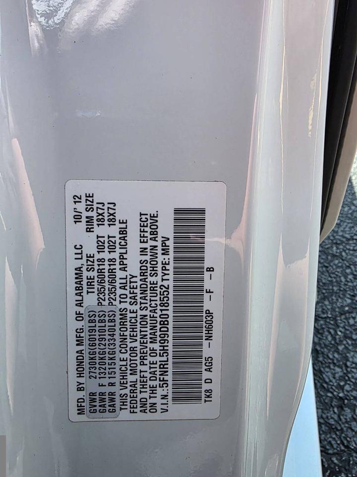 2013 Honda Odyssey Touring 4dr Mini Van Eldridge IA