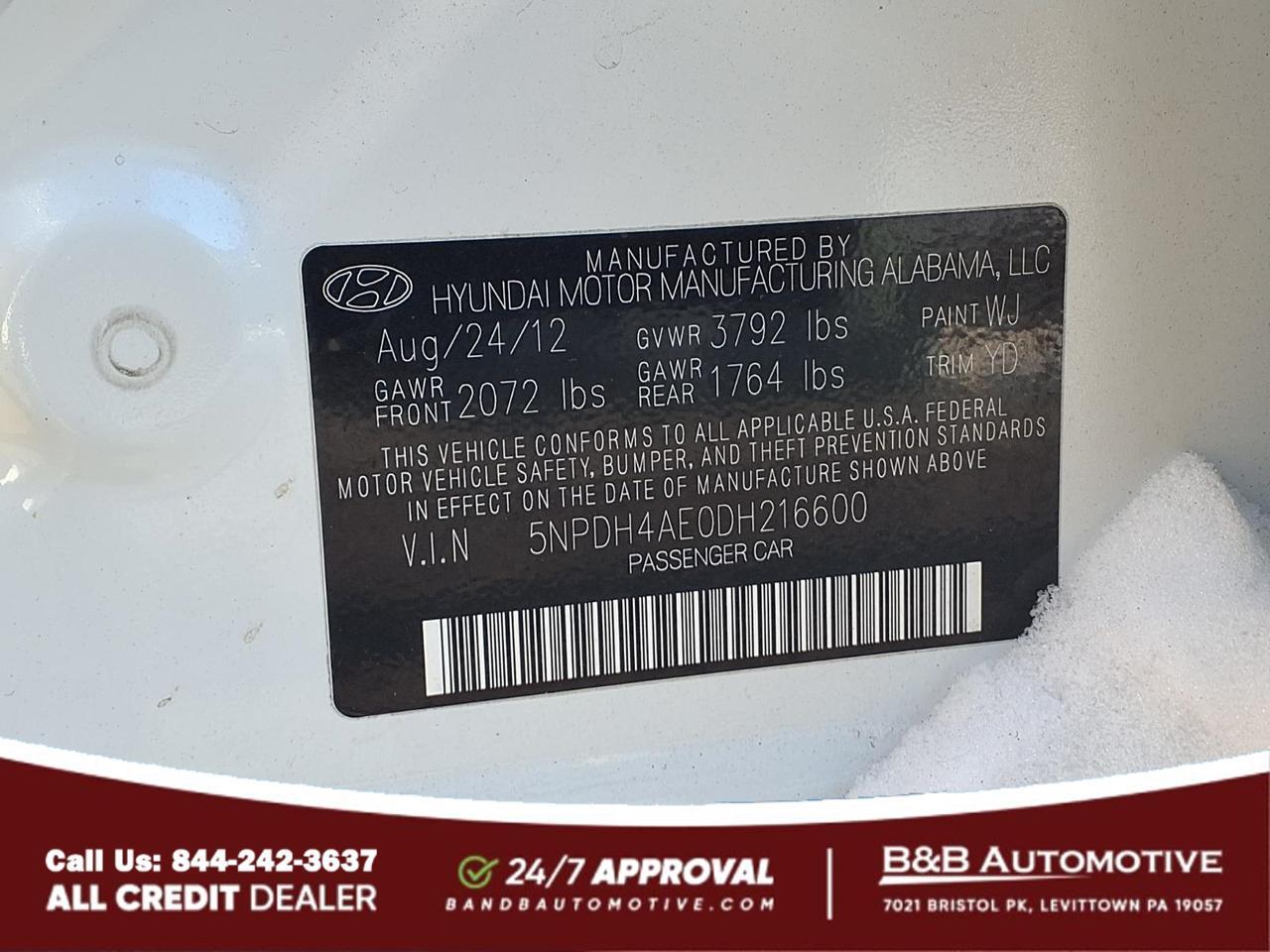 2013 Hyundai ELANTRA Levittown PA
