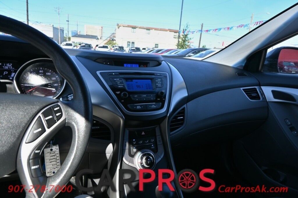 2013 Hyundai Elantra GLS - Automatic - Keyless Entry - Power Mirrors, Windows & Door Locks - Cruise Control - Air Conditioning - Alloy Wheels Anchorage AK