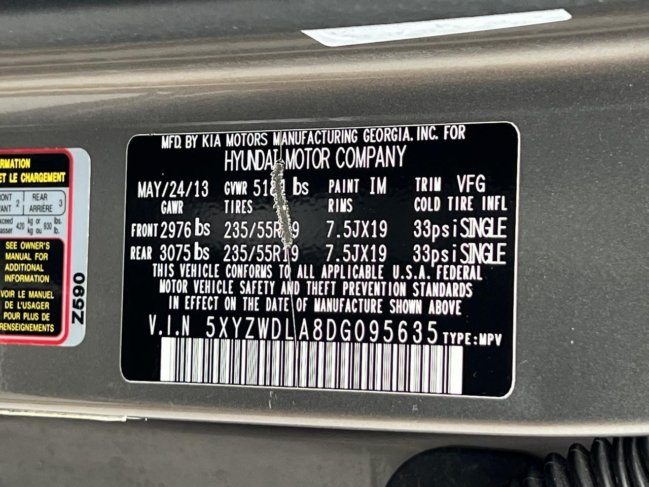 2013 Hyundai Santa Fe Sport 2.0L Turbo Hagerstown MD