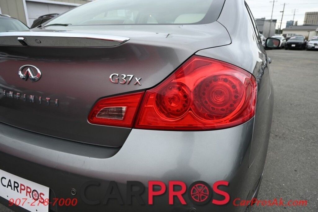 2013 INFINITI G37 X - 3.7L V6 - Automatic - All Wheel Drive - Front Leather Heated Seats - Bluetooth - Navigation - Backup Camera - Sunroof Anchorage AK