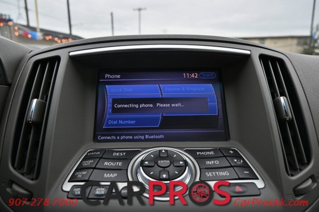 2013 INFINITI G37 X - 3.7L V6 - Automatic - All Wheel Drive - Front Leather Heated Seats - Bluetooth - Navigation - Backup Camera - Sunroof Anchorage AK