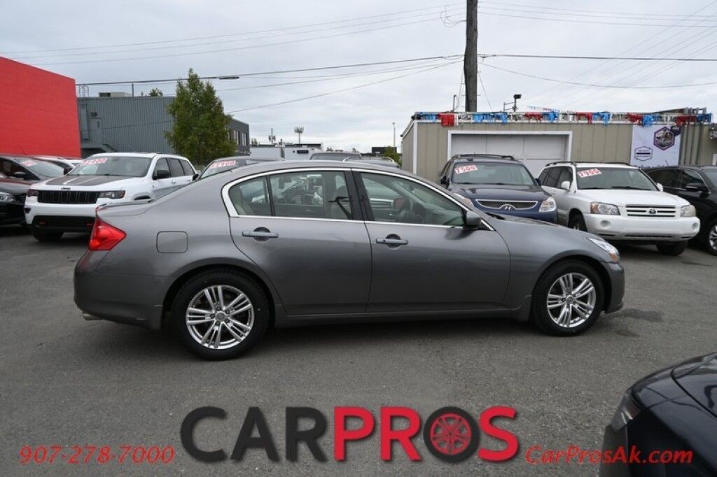 2013 INFINITI G37 X - 3.7L V6 - Automatic - All Wheel Drive - Front Leather Heated Seats - Bluetooth - Navigation - Backup Camera - Sunroof Anchorage AK