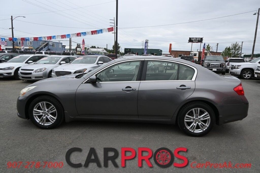 2013 INFINITI G37 X - 3.7L V6 - Automatic - All Wheel Drive - Front Leather Heated Seats - Bluetooth - Navigation - Backup Camera - Sunroof Anchorage AK
